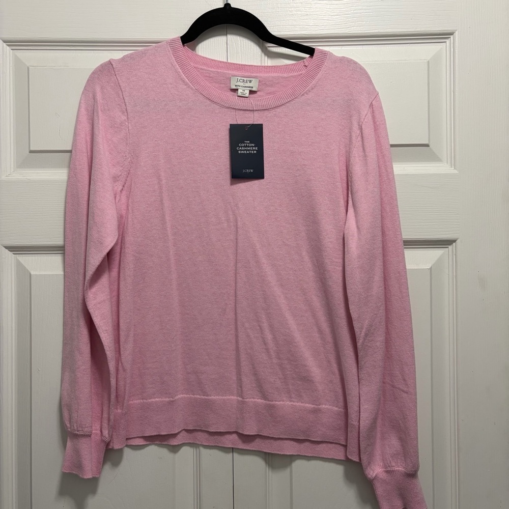 J. Crew Pink Crewneck Sweater